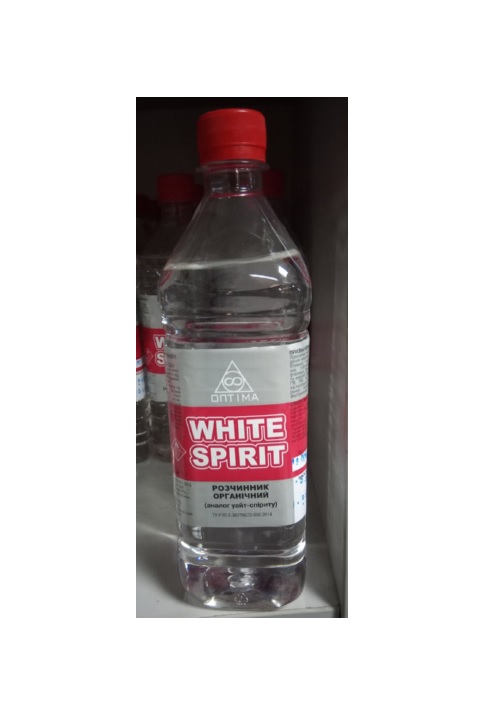 Розчинник органічний “WHITE SPIRIT” 0,8л.(0,590кг.) - Фото