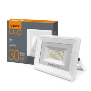 Прож. LED  30 Вт 5000K 220V White VIDEX - Фото