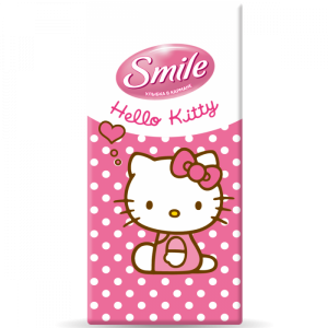 Серветки дитячі Smile “Hello Kitty” стандарт мікс - Фото