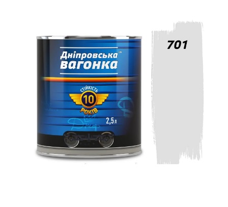 Емаль ПФ-133 “Дніпровська вагонка” світло-сірий (2,5л) - Фото