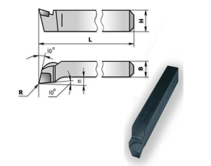 Різець підрізний відігнутий 16*12*100 Т5К10 2112-0011(51) Гост18880 - Фото