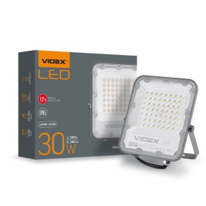 Прож. LED  30 Вт 5000K 12-24V (VL-F2-305G-12V) White VIDEX - Фото