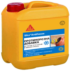 Добавка до бетону Sika Antifreeze 6кг безбарвна - Фото