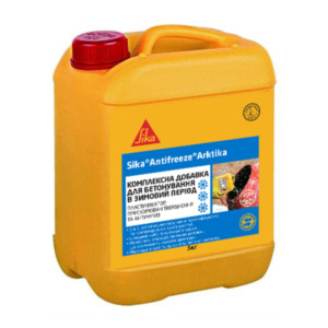 Комплексна добавка до бетону Sika Antifreeze Arktika 5кг безбарвна - Фото