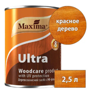 Деревозахисний засіб червоне дерево ТМ”Maxima” 2,5л - Фото