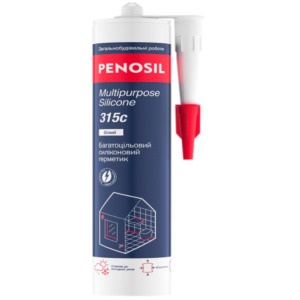 Силікон. герметик Penosil Multipurpose (315) 310ml, білий - Фото